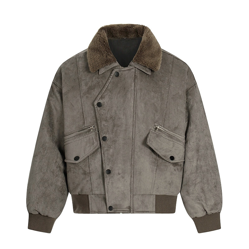 FUR COLLAR FIELD JACKET