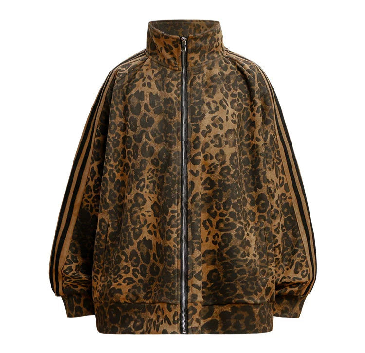 LEOPARD TRACK JACKET & PANTS
