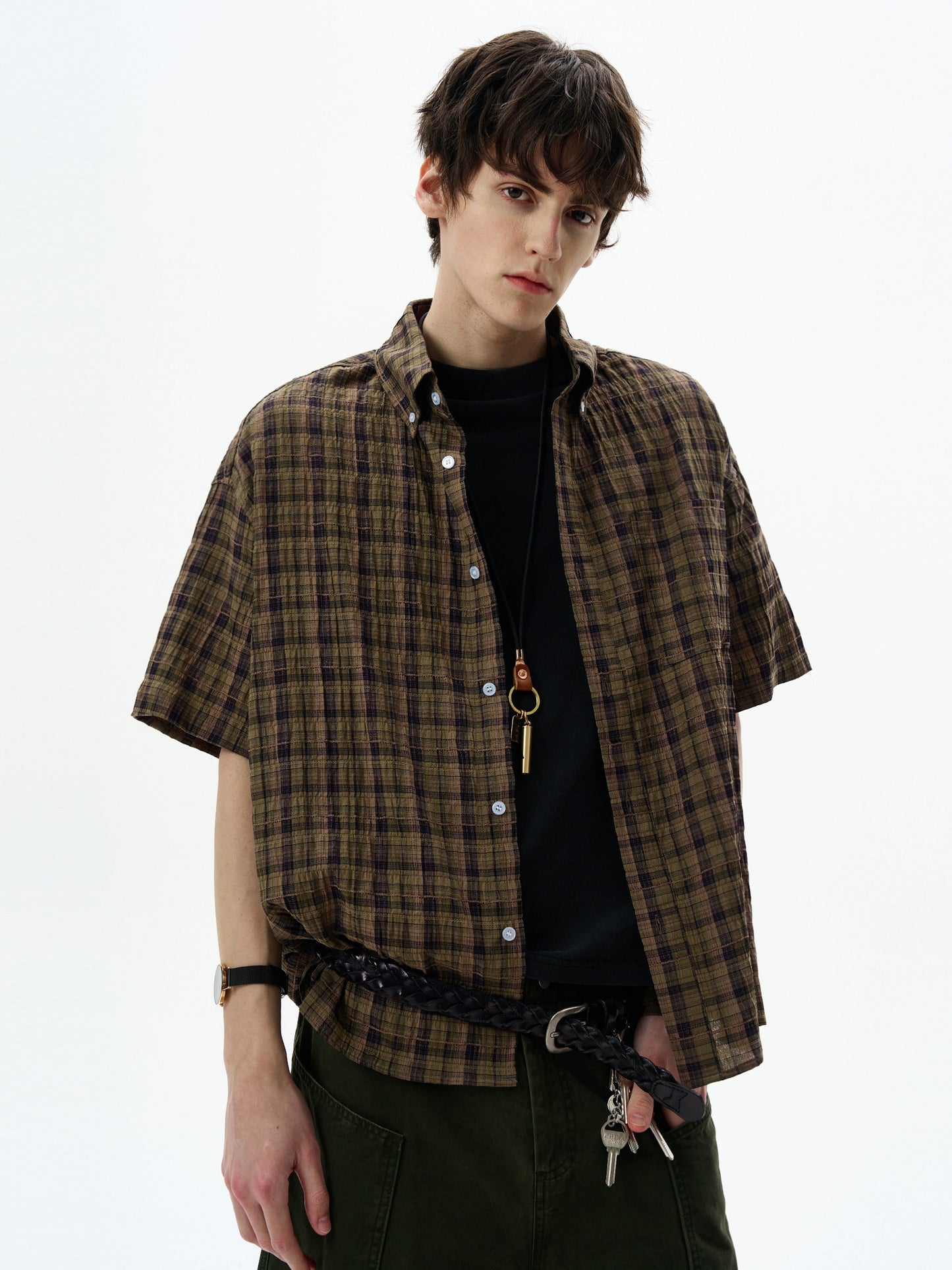 VINTAGE PLAID RELAXED SHIRT