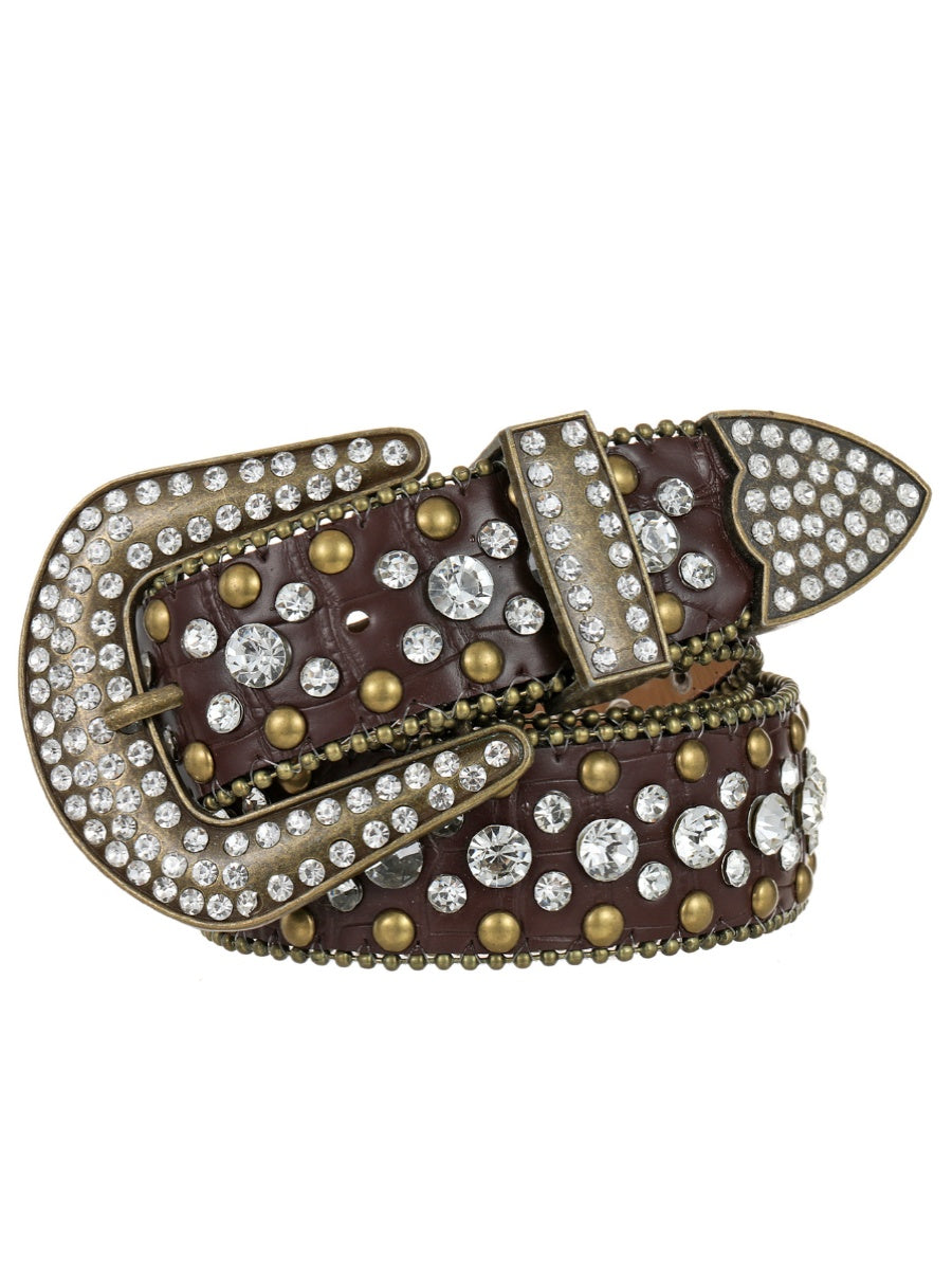 RHINESTONE ENCRUSTED BELT