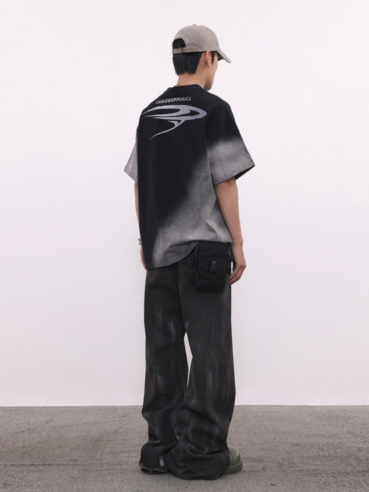 GRADIENT WASHED LOGO T-SHIRT