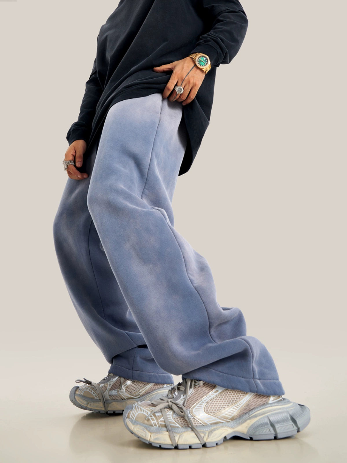 GRADIENT WASHED SWEAT PANTS