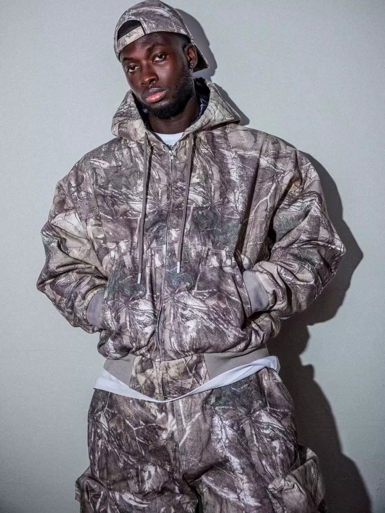 REAL TREE ZIP UP HOODIE
