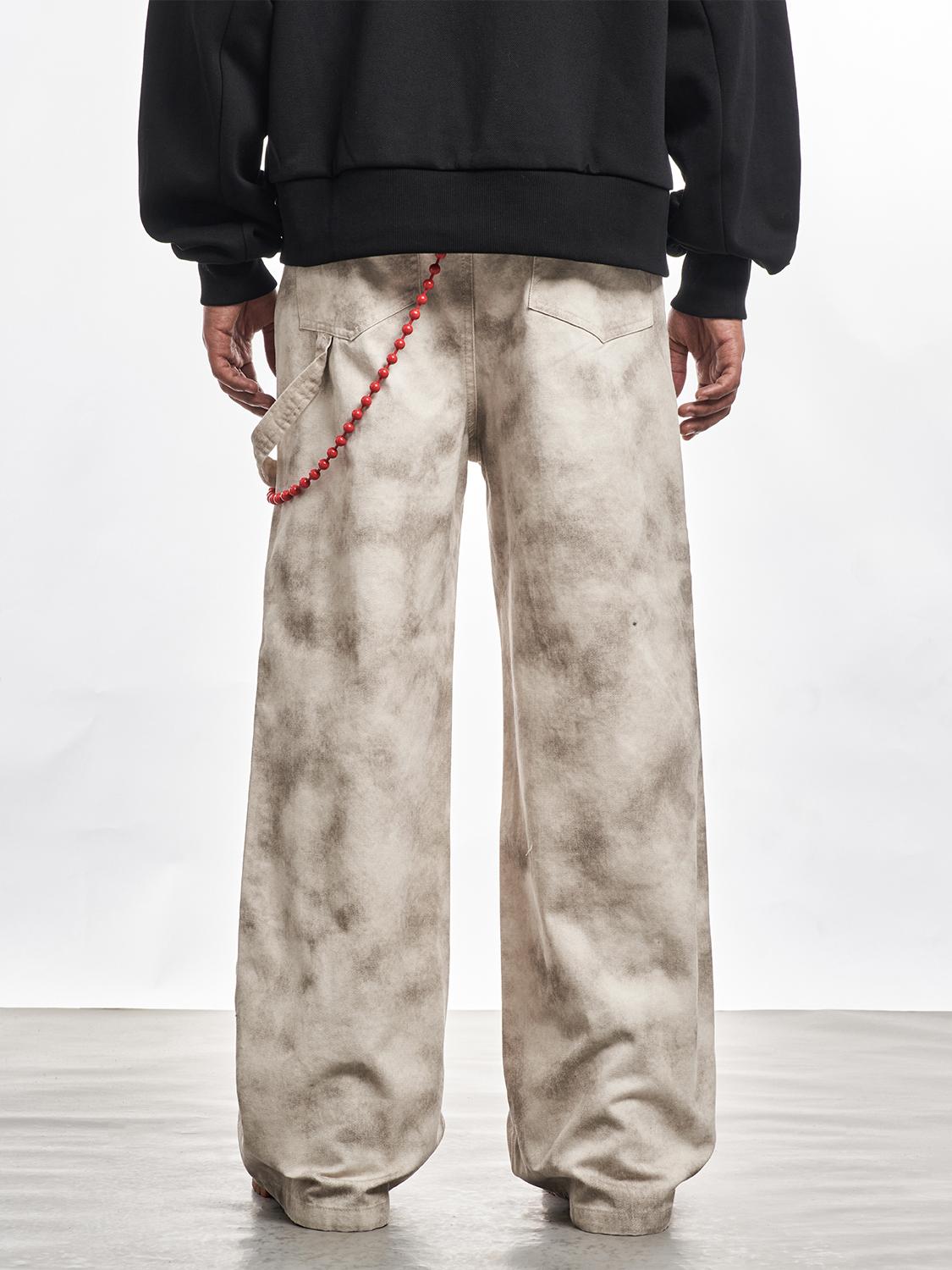 TIEDYE DOUBLE KNEE CARGO PANTS