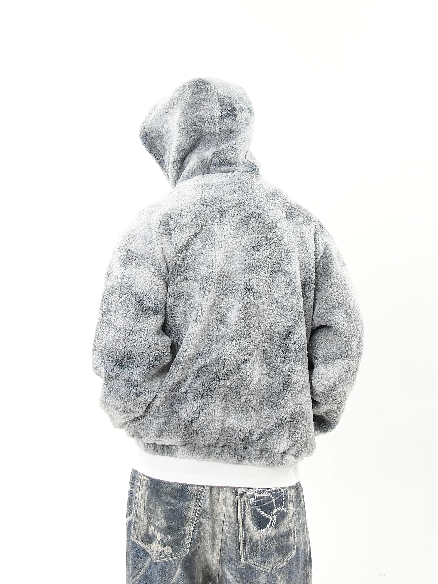 TIEDYE HALF-ZIP FLEECE