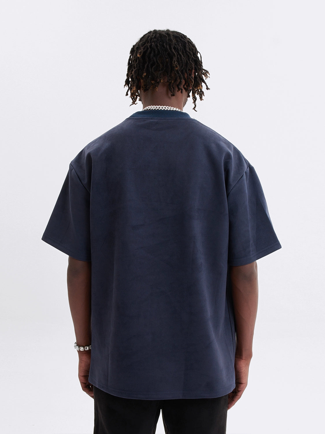 EMBROIDERY SUEDE T-SHIRTS