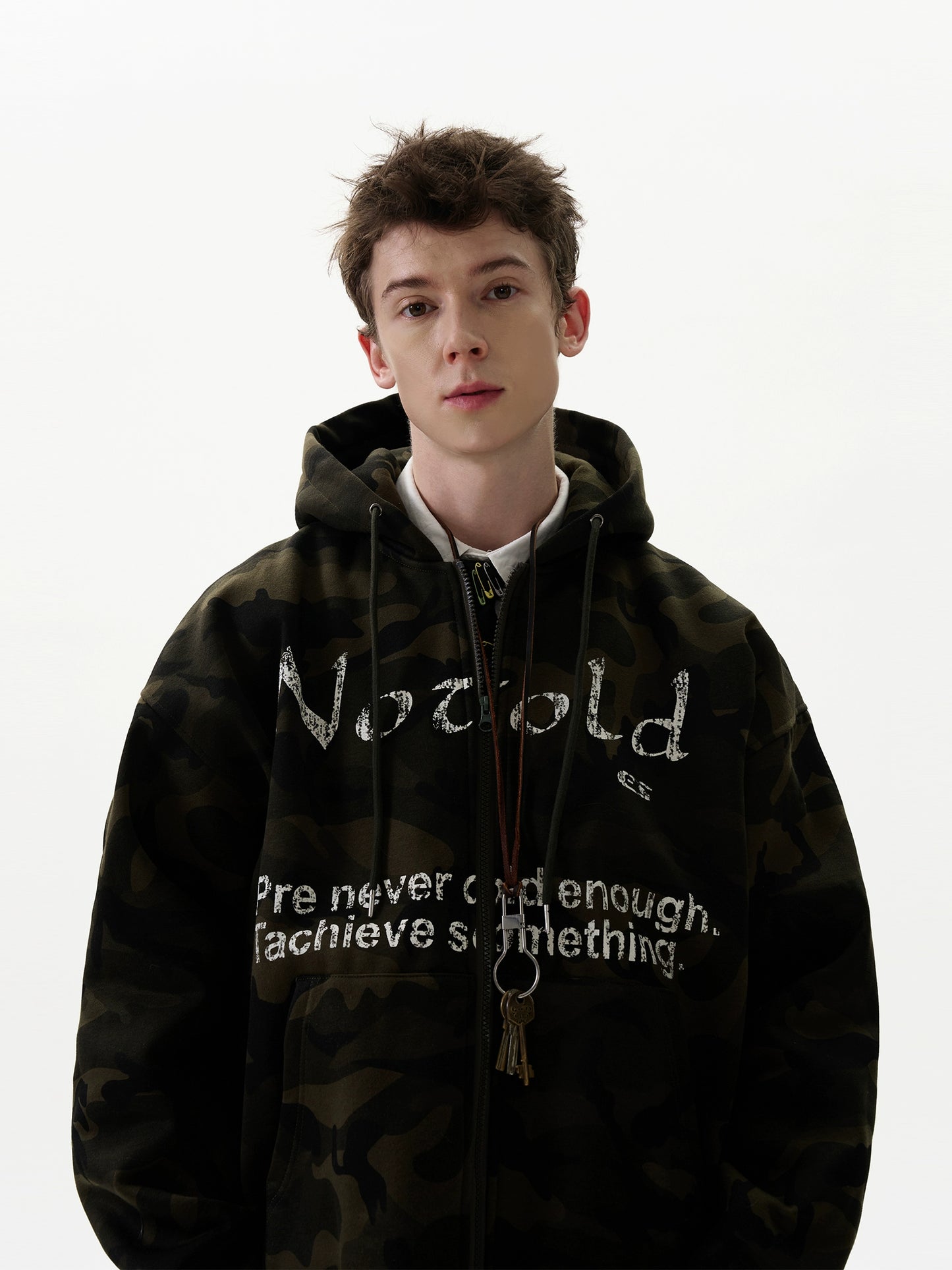 RETRO CAMOUFLAGE HOODED JACKET