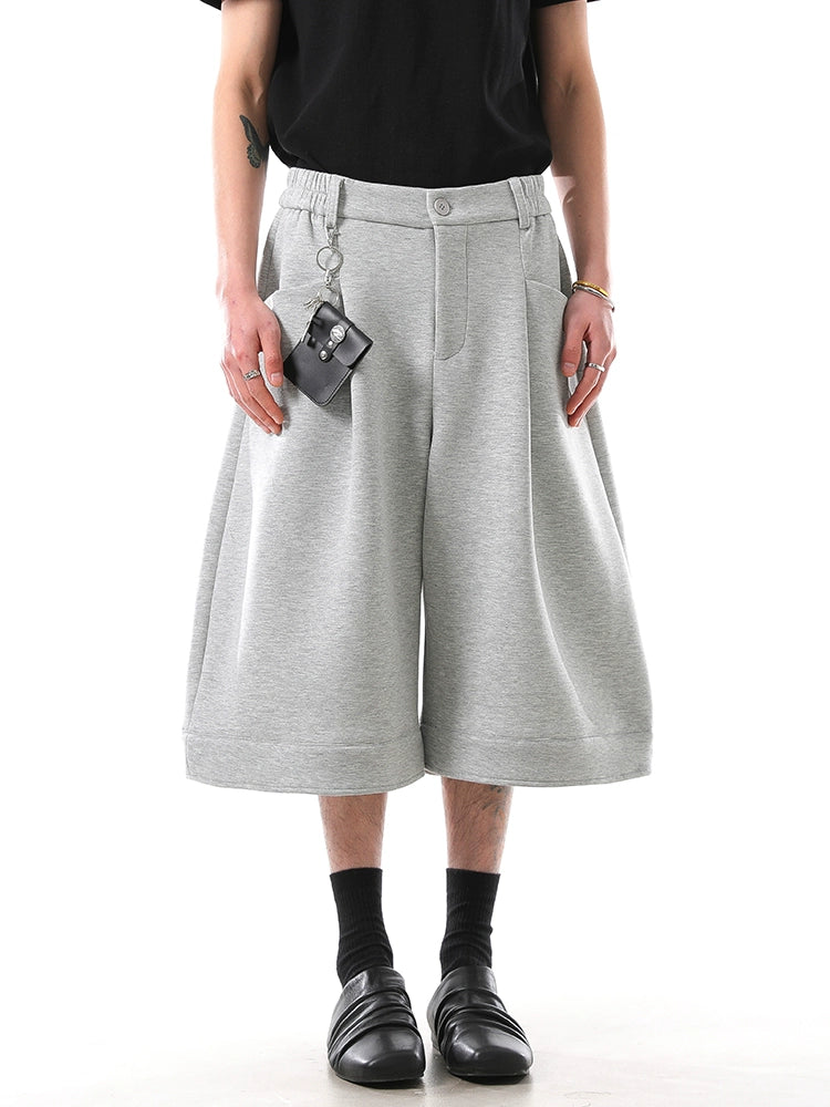 BELT LOOP SWEAT SHORT PANTS
