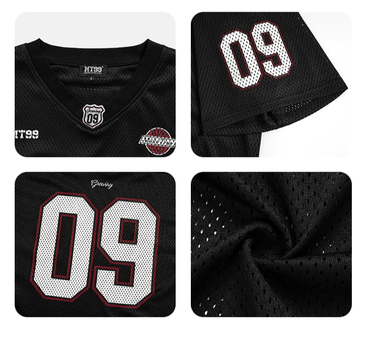 No.09 CROPPED UNIFORM JERSEY
