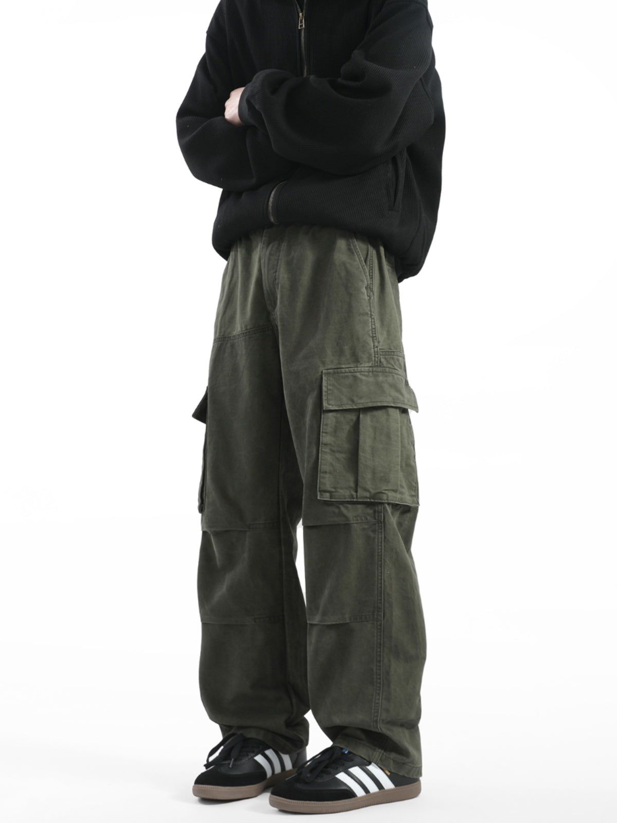 VINTAGE MULTI POCKET CARGO PANTS