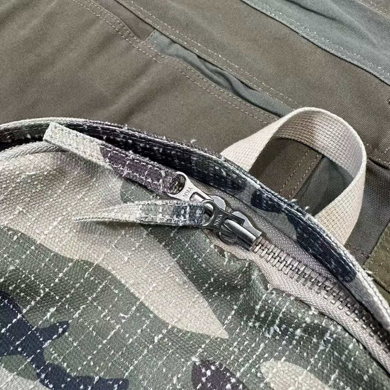 CAMOUFLAGE CANVAS BACKPACK