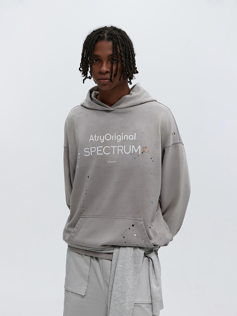 PAINTED GRADIENT WASHED HOODIE