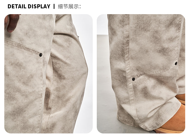 TIEDYE DOUBLE KNEE CARGO PANTS