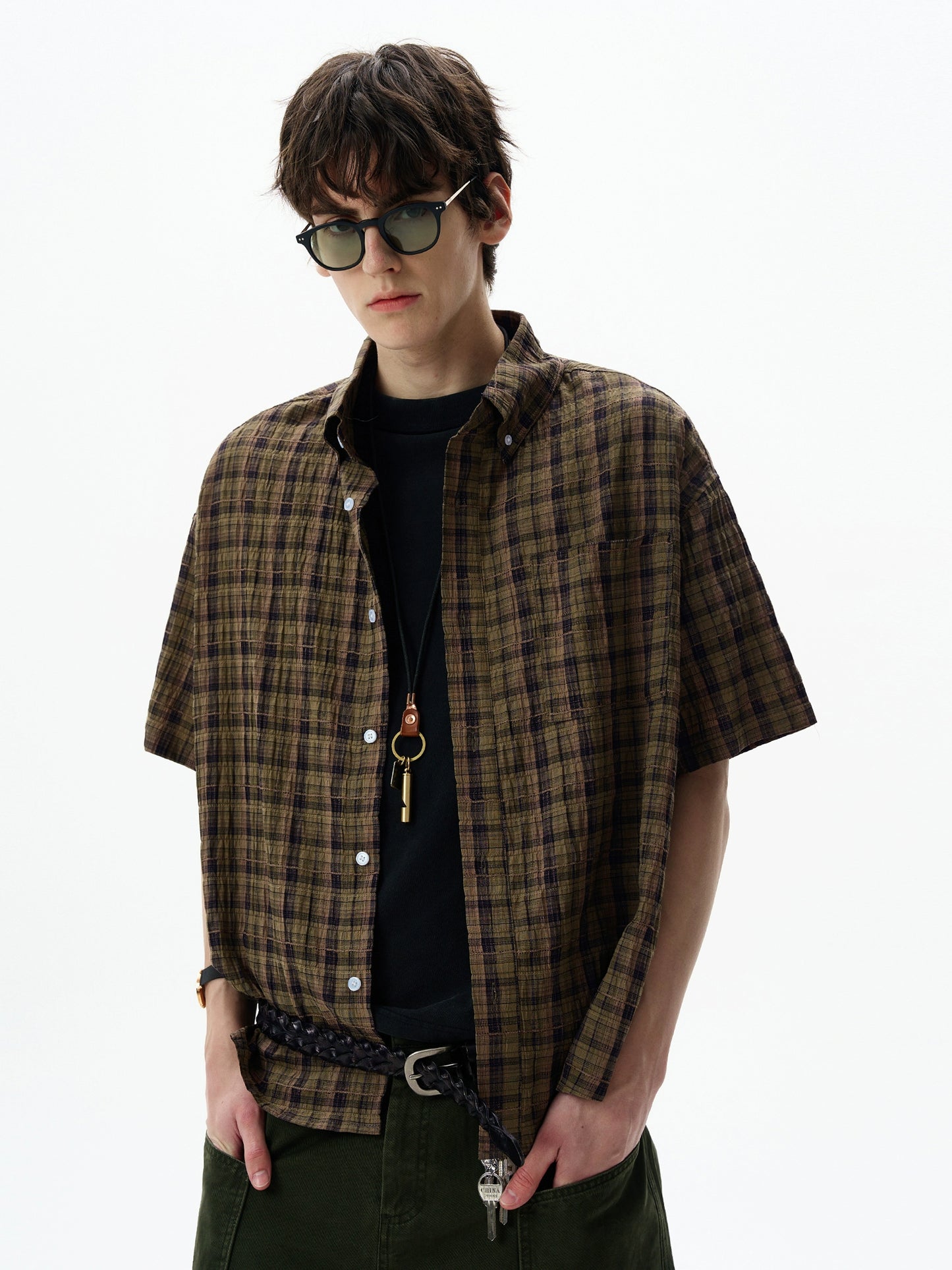 VINTAGE PLAID RELAXED SHIRT