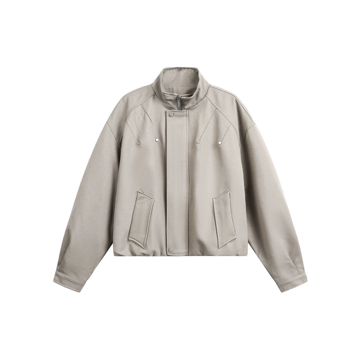 AMERICAN LOOSE DECONSTRUCTED RIVET FLIGHT JACKET