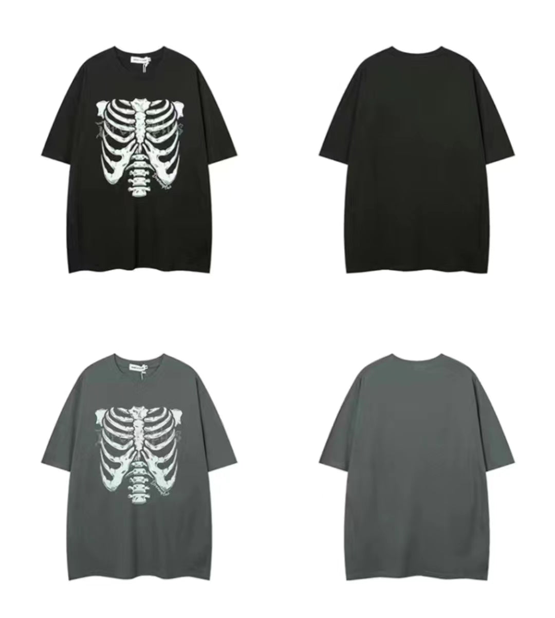 BONE RHINESTONE T-SHIRTS