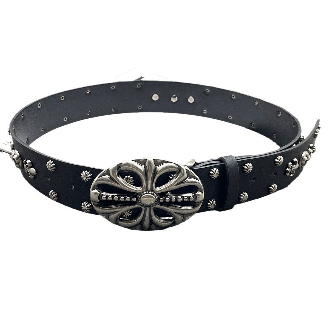 SILVER CREST STUDDED BELT