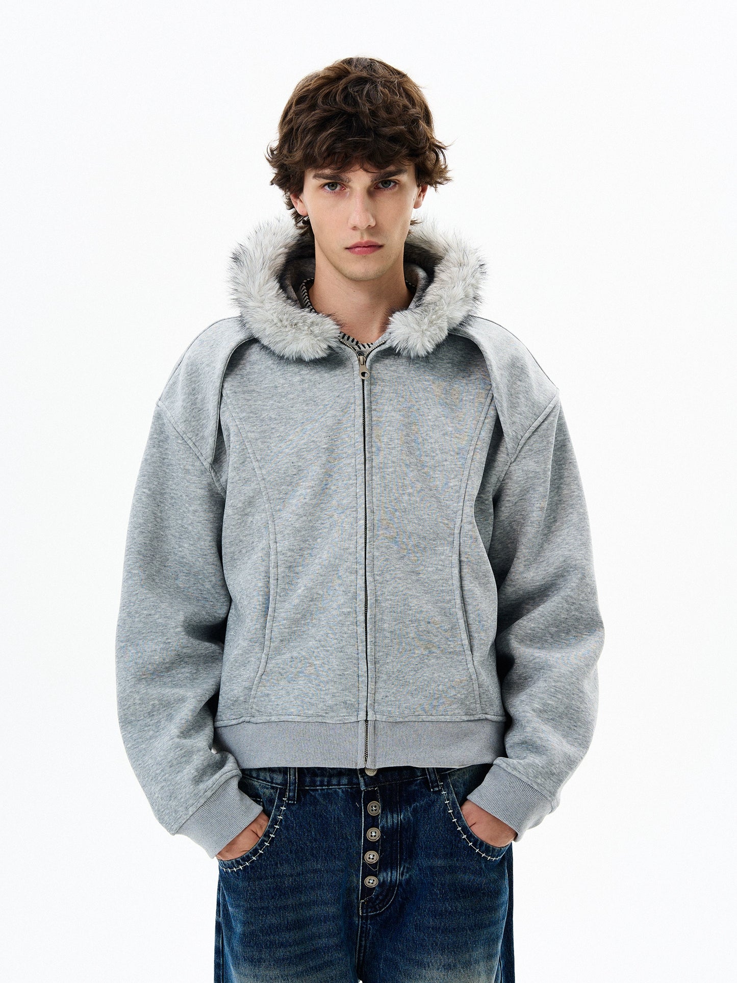 CLEANFIT FUR HOODED ZIP JACKET