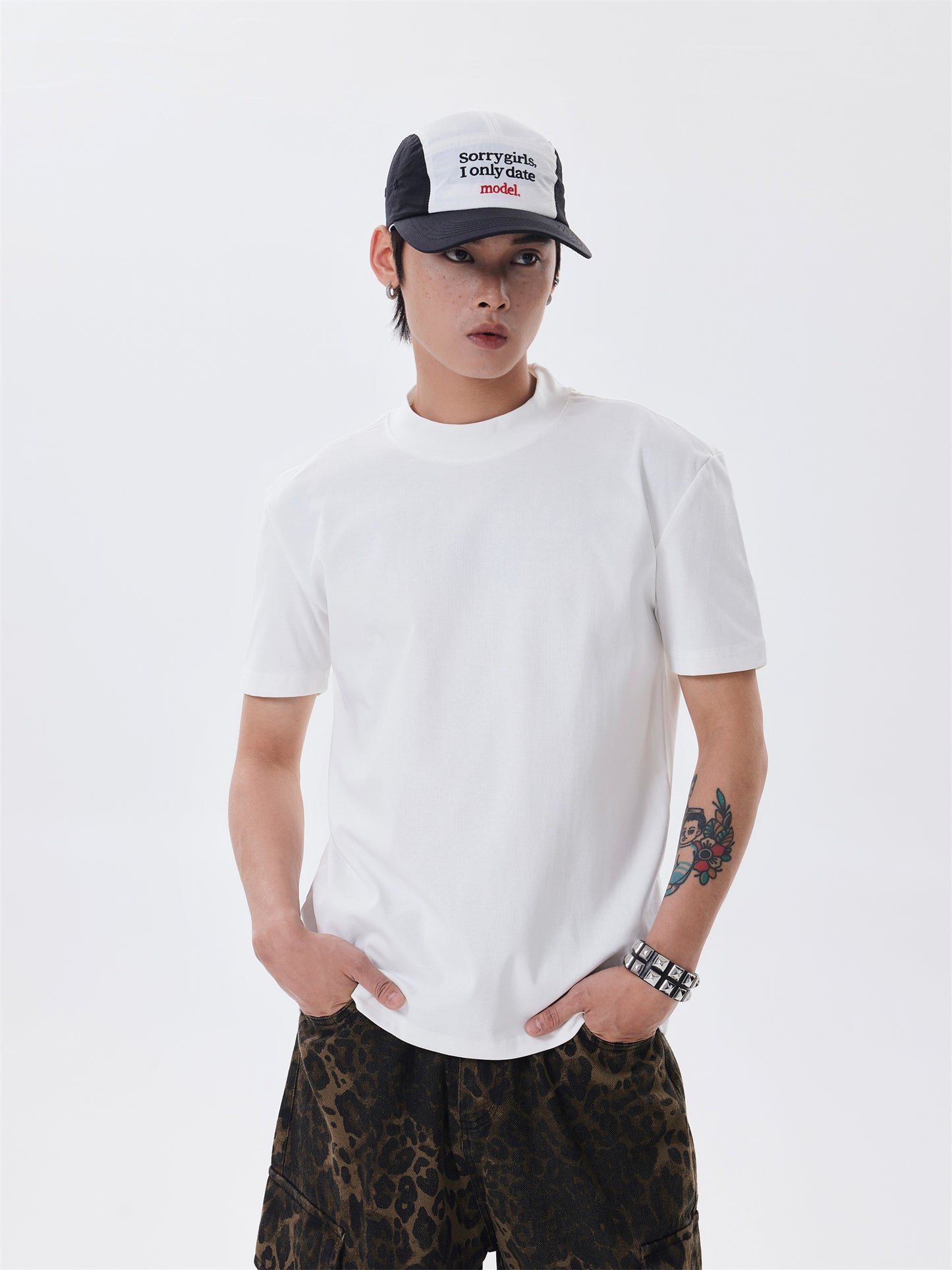 CLEANFIT HIGH NECK T-SHIRT