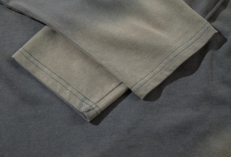 RAYERED WASHED RACING LONG SLEEVE TEE