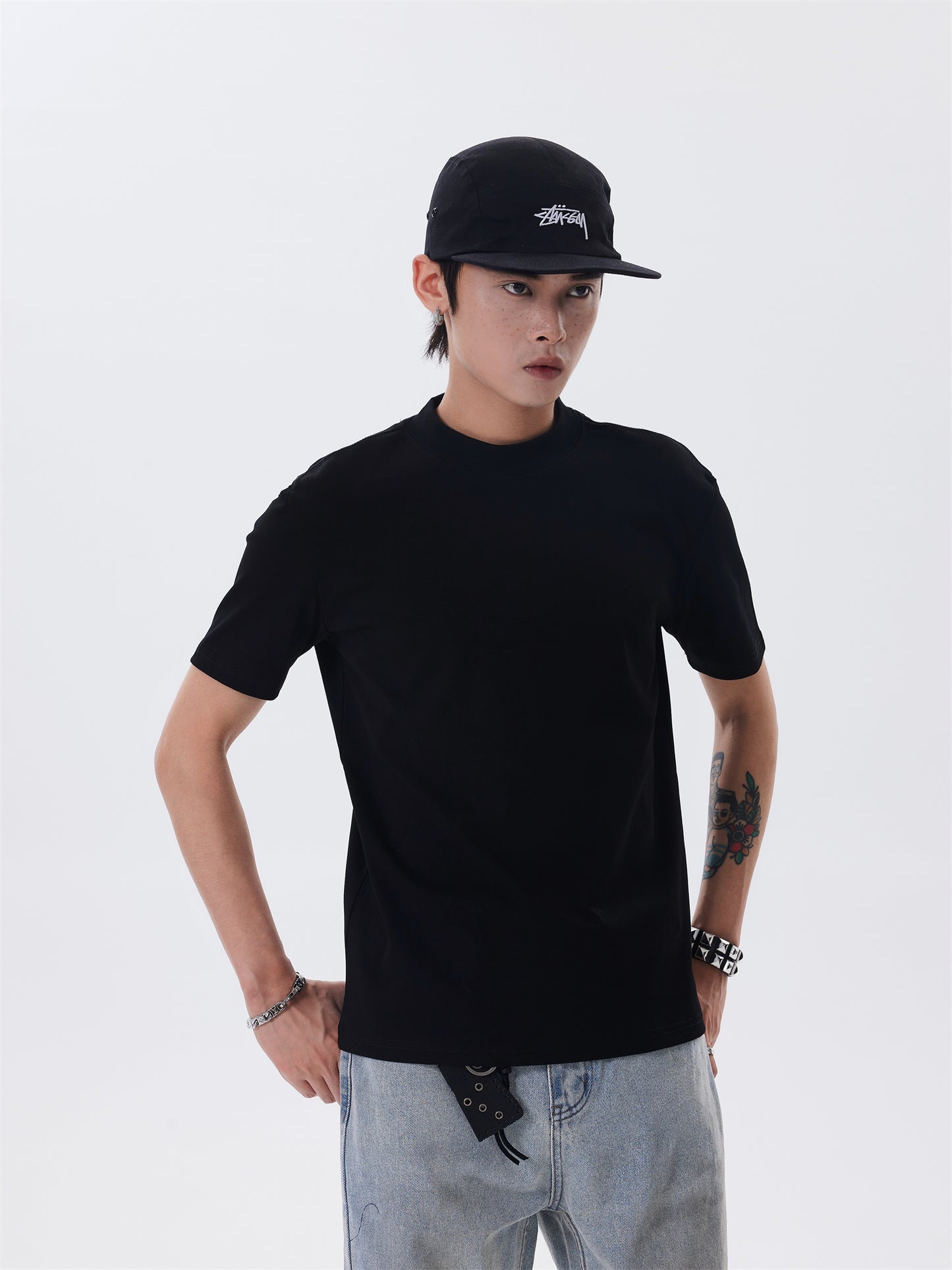 CLEANFIT HIGH NECK T-SHIRT