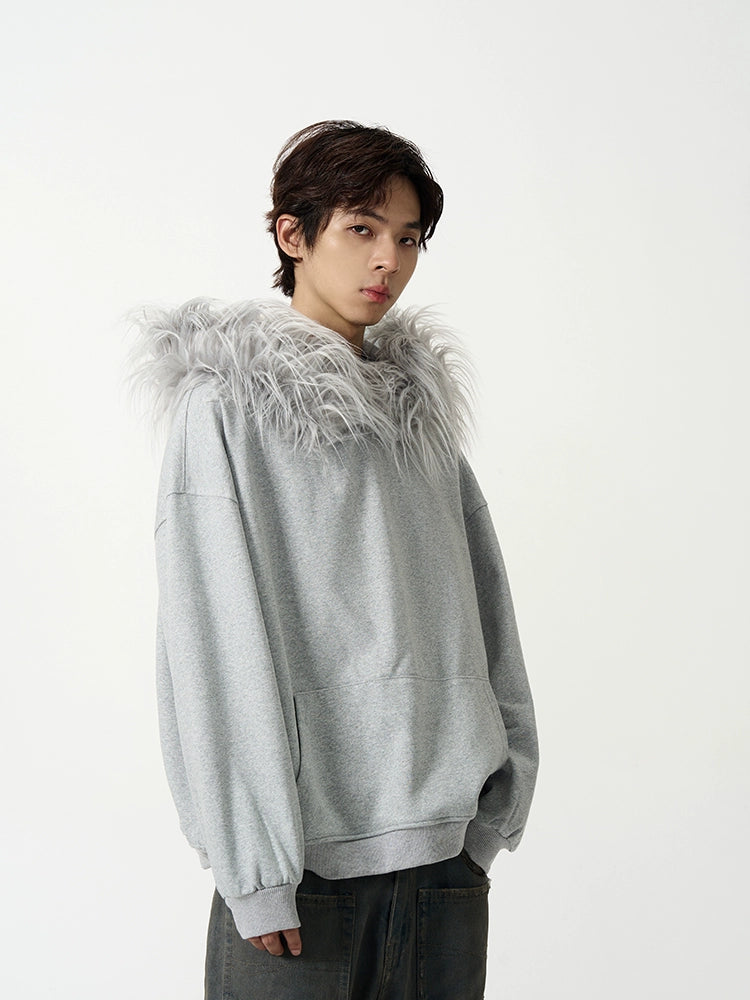 NORDIC FUR HOODIE