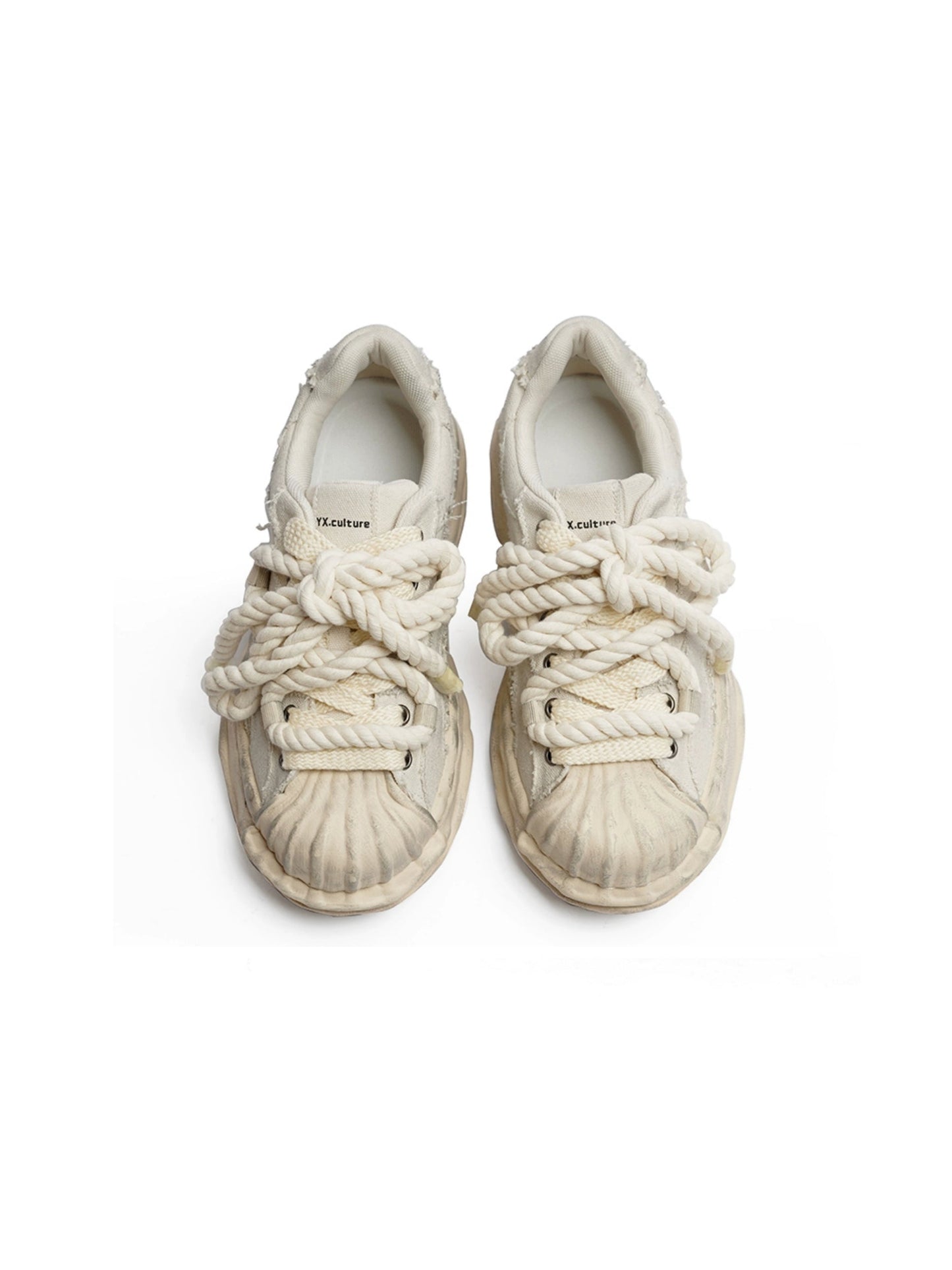 VINTAGE DISTRESSED ROPE SHOES