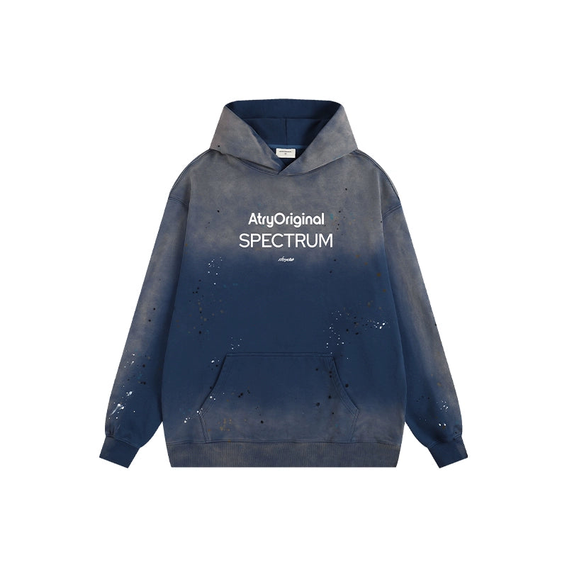 PAINTED GRADIENT WASHED HOODIE