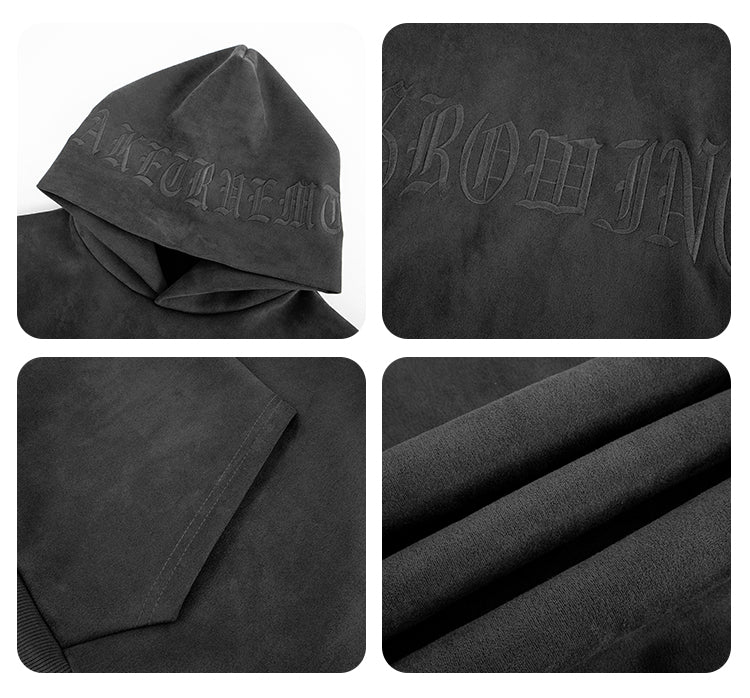 HEAVY EMBROIDERED WASHED HOODIE