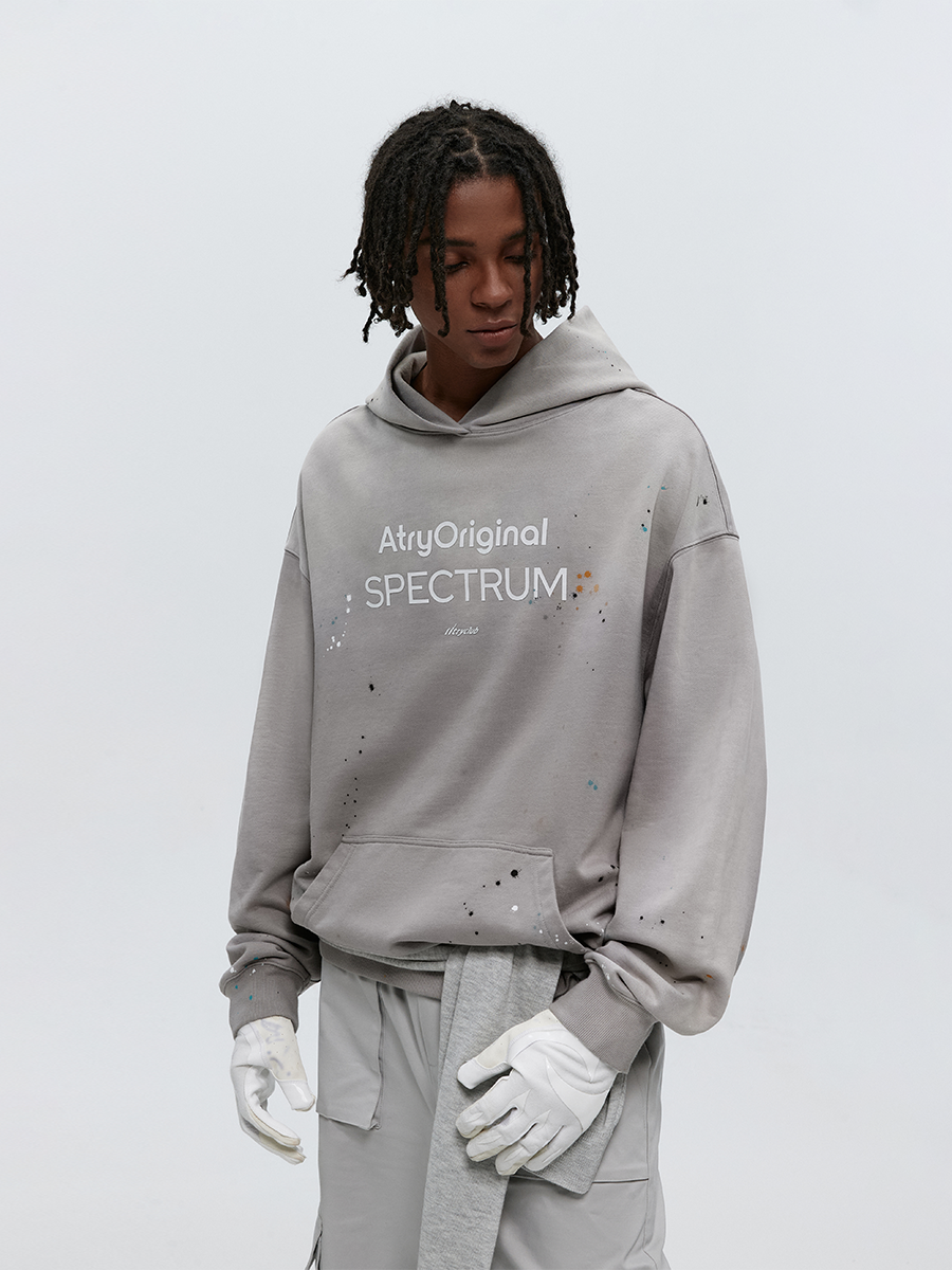 PAINTED GRADIENT WASHED HOODIE