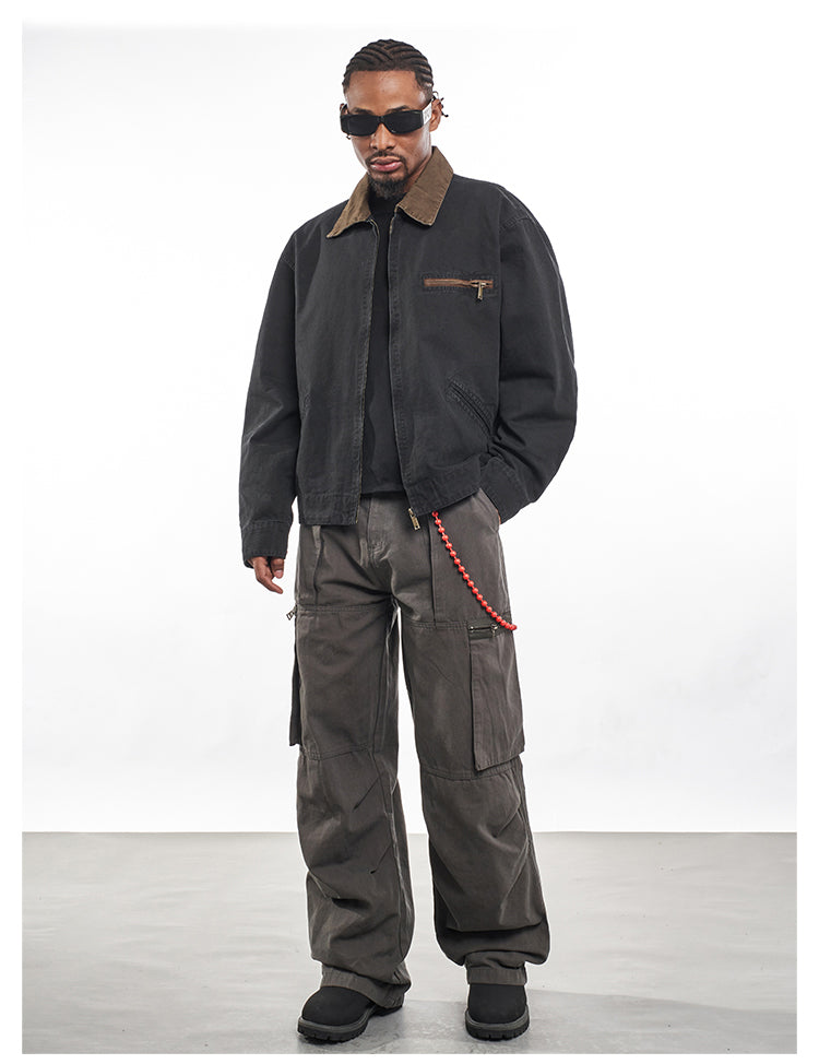 BICOLOR DETRIOIT JACKET