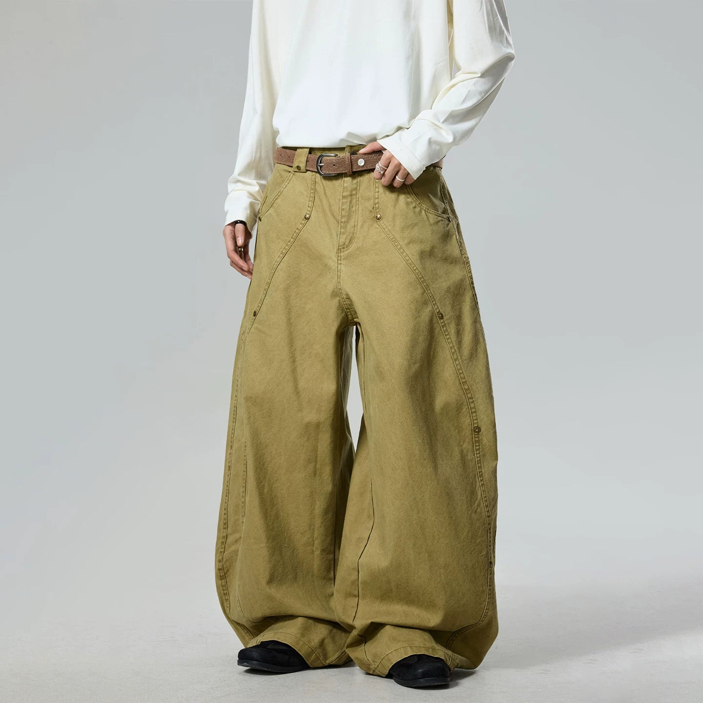 VINTAGE WASHED BALLOON PANTS