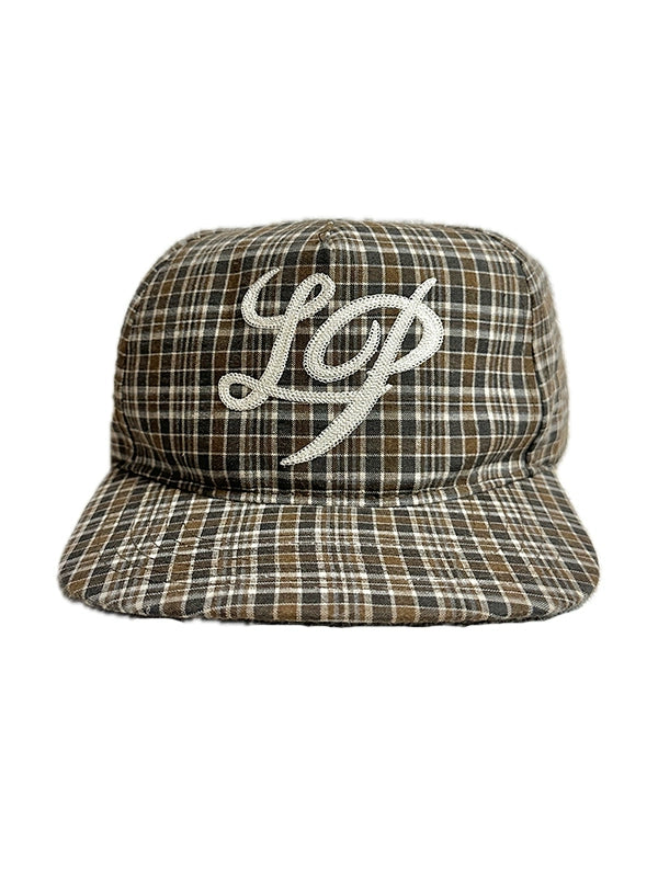 SEERSUCKER FLAT-BRIM VAN HAT