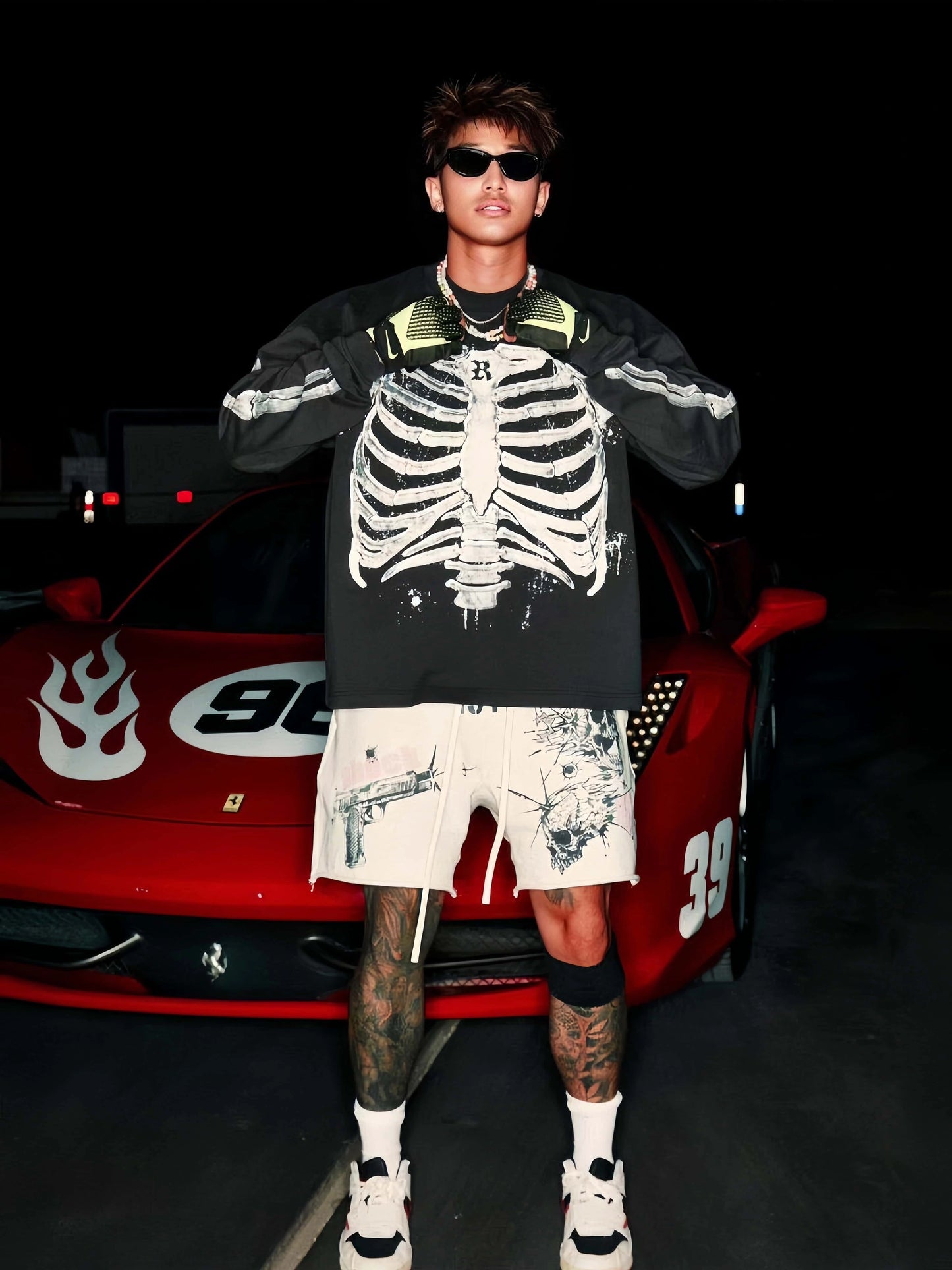 VINTAGE BONE LONG SLEEVE TEE