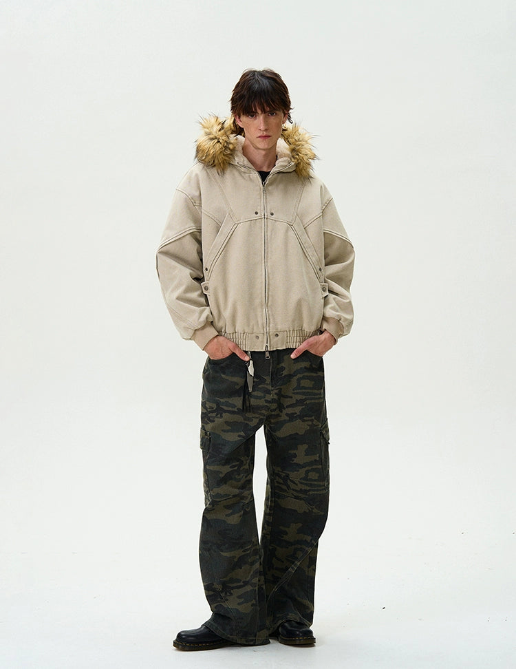 DECONSTRUCTS FUR JACKET