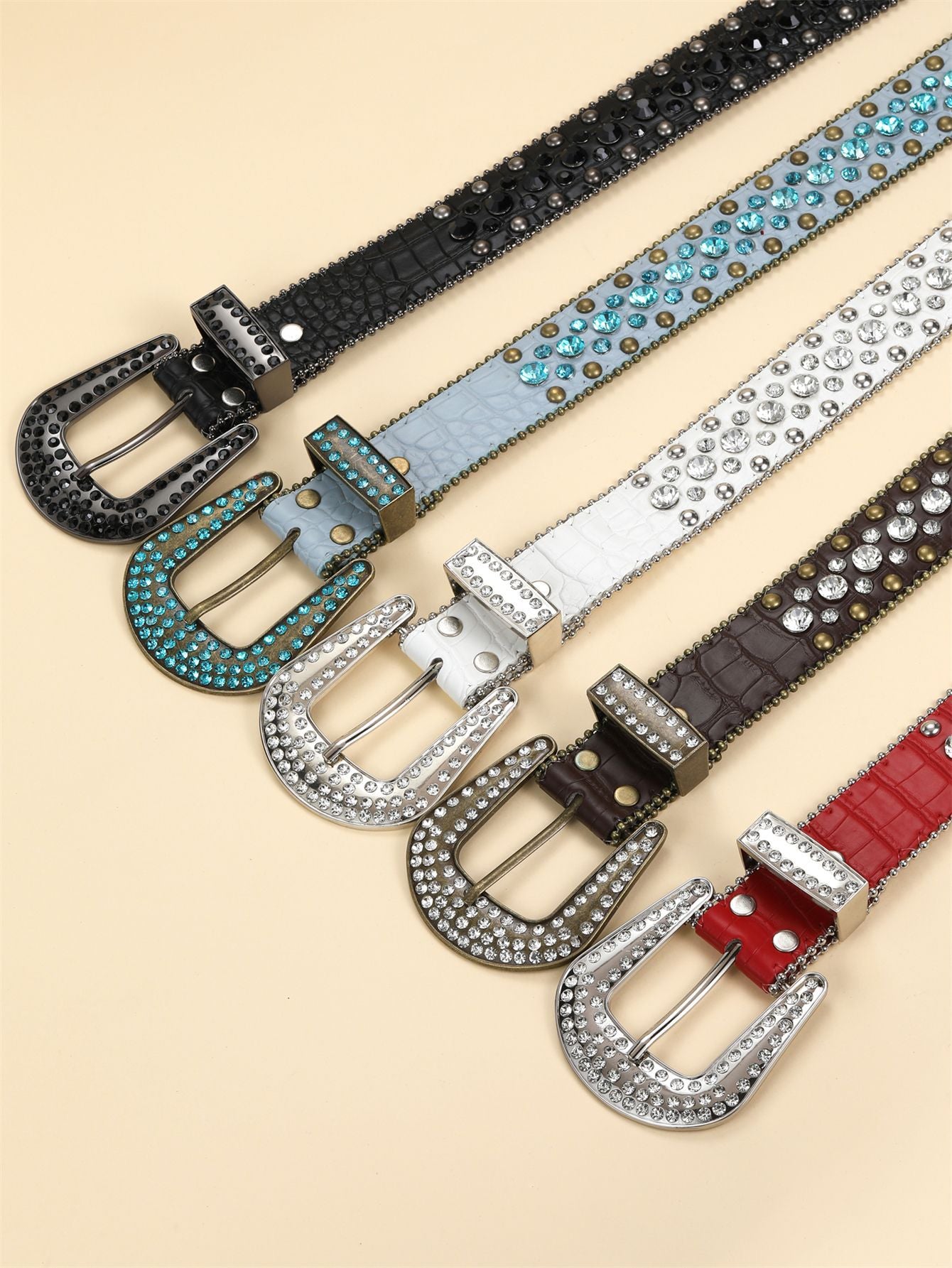 RHINESTONE ENCRUSTED BELT