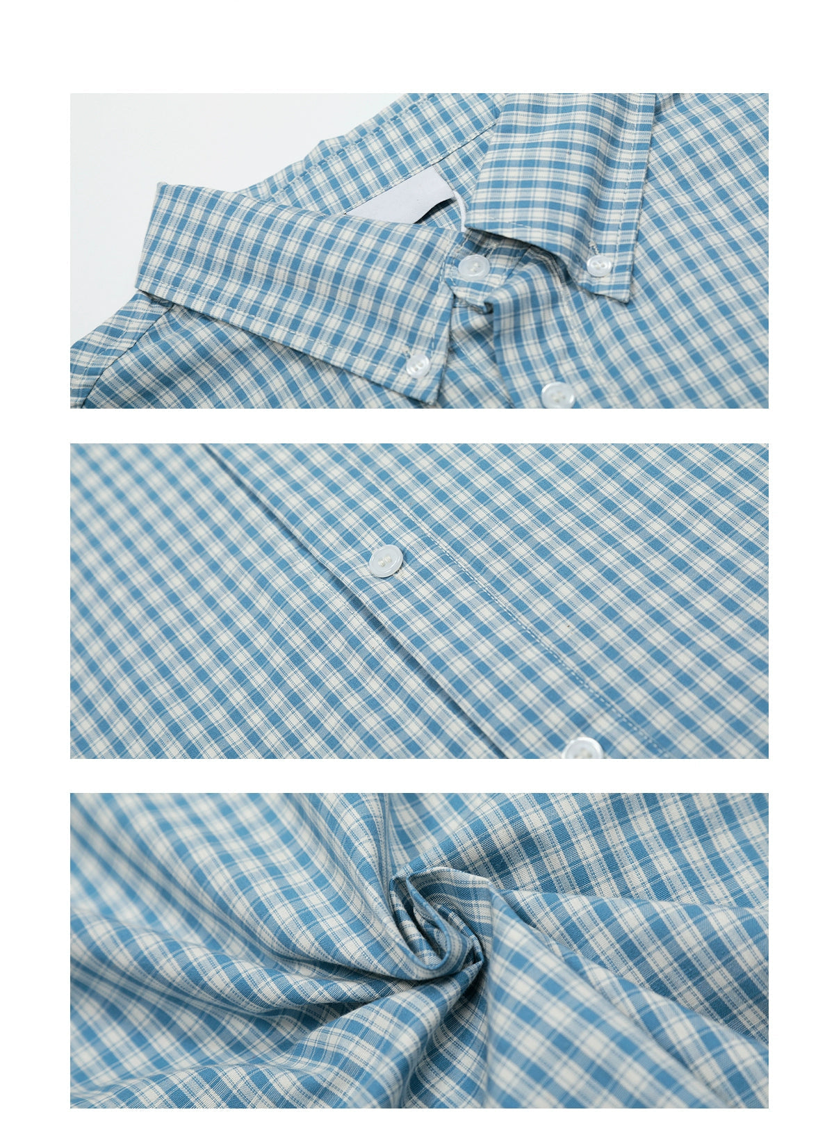 CHECKERED BUTTON-UP SHIRT