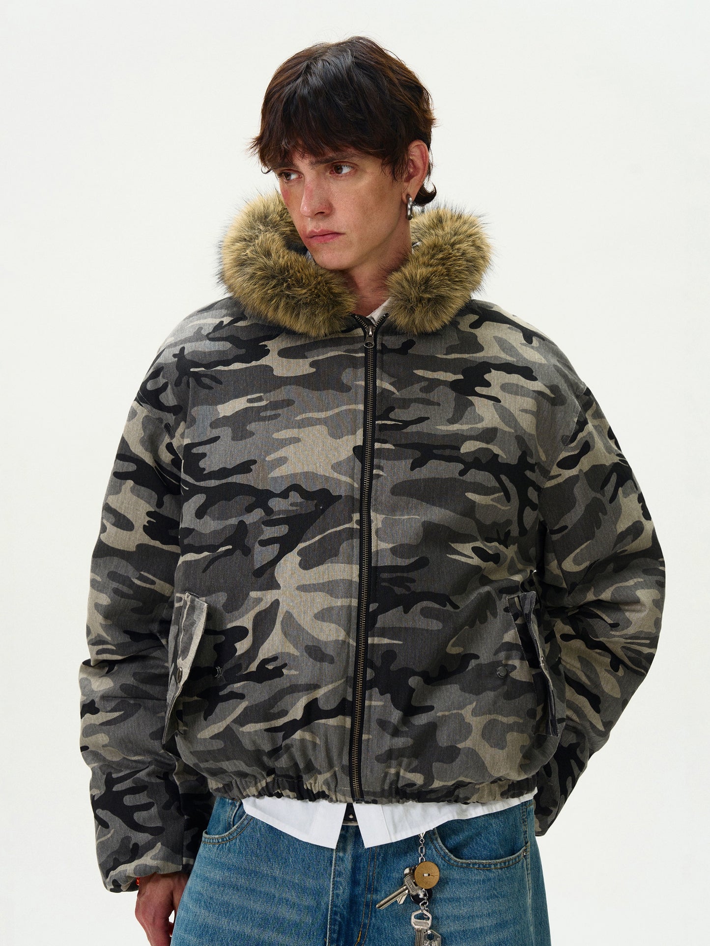 CARGO FUR JACKET