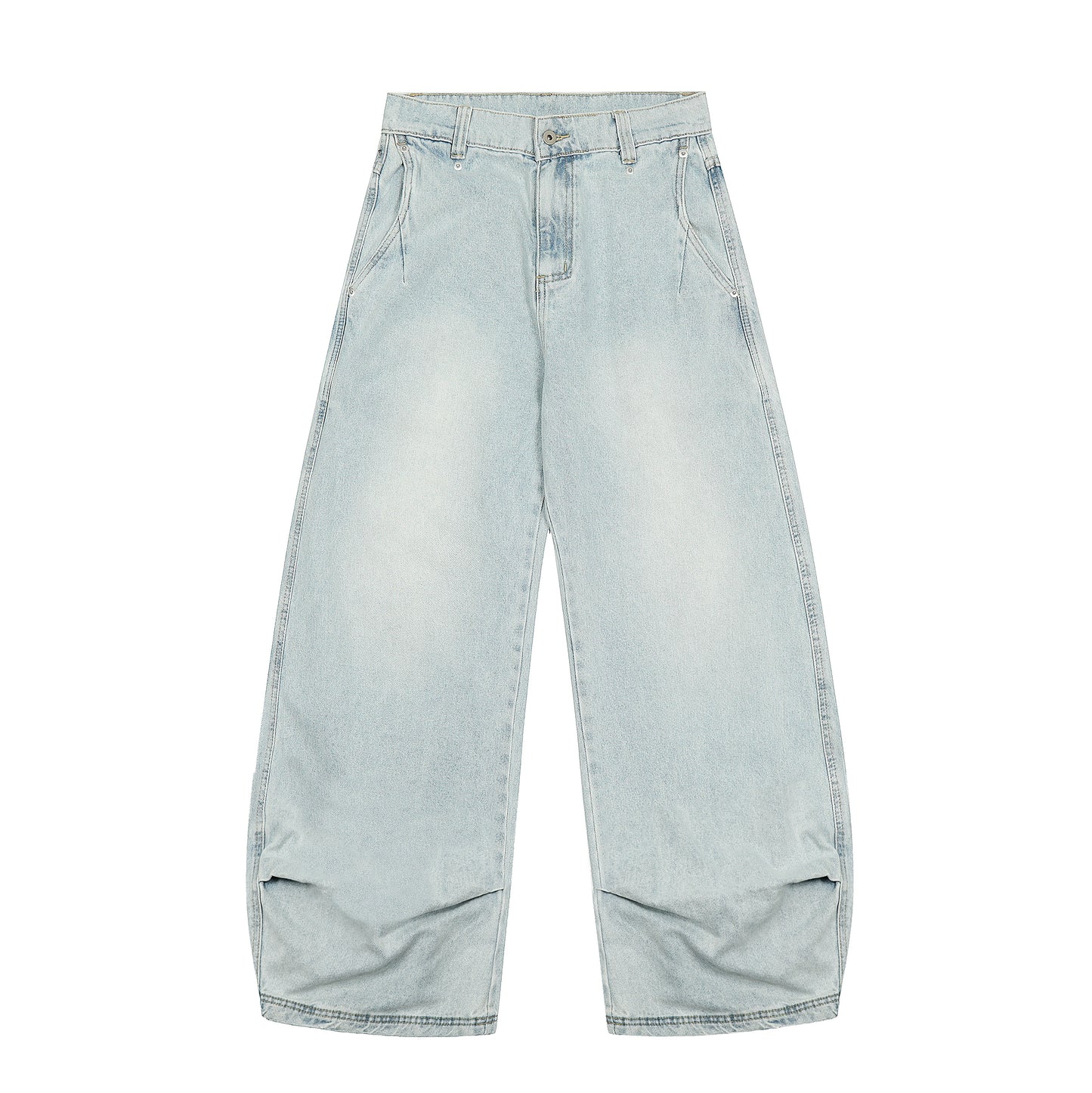 WASHED DRAPE SCIMITAR JEANS