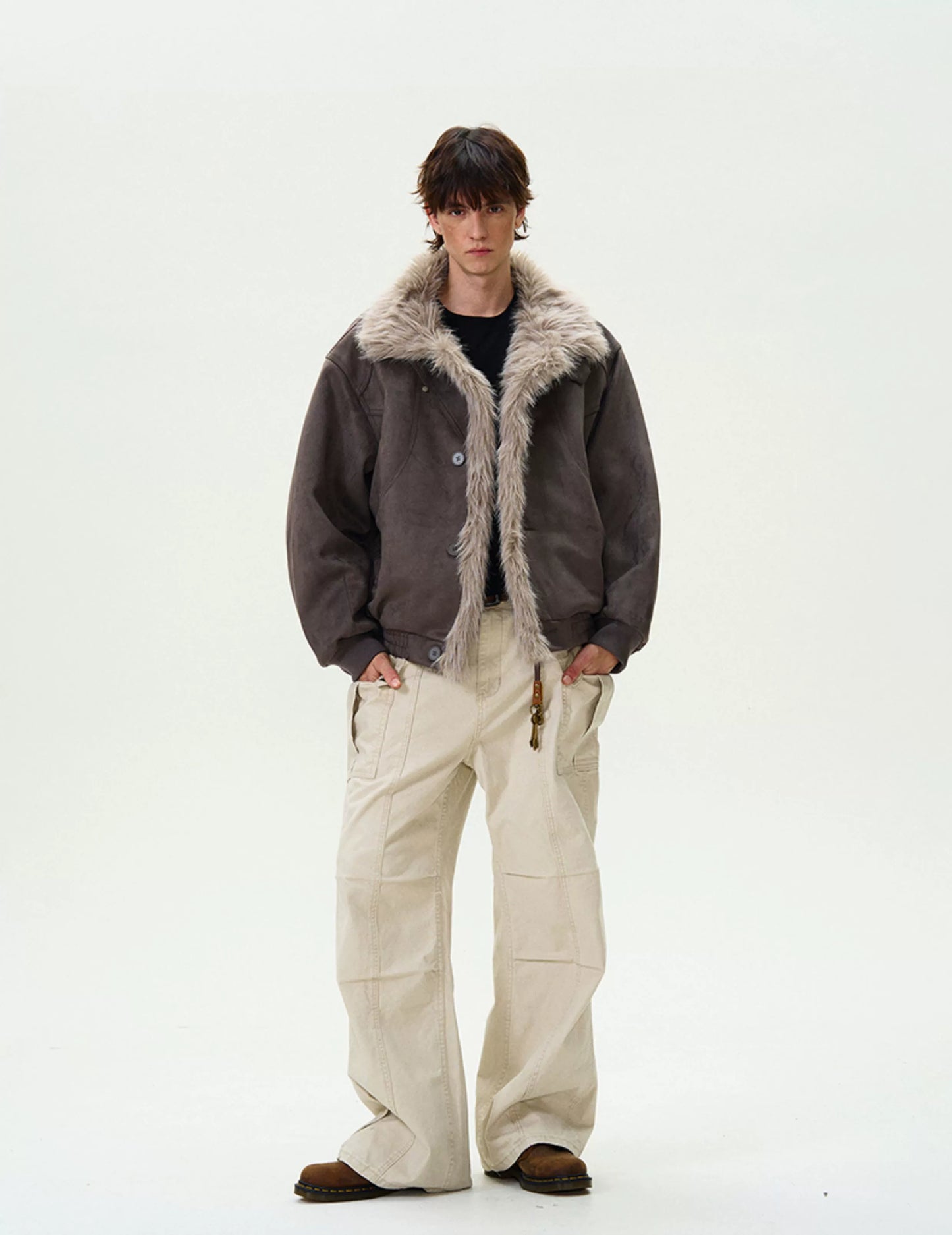 RETRO BRUSHED FUR JACKET