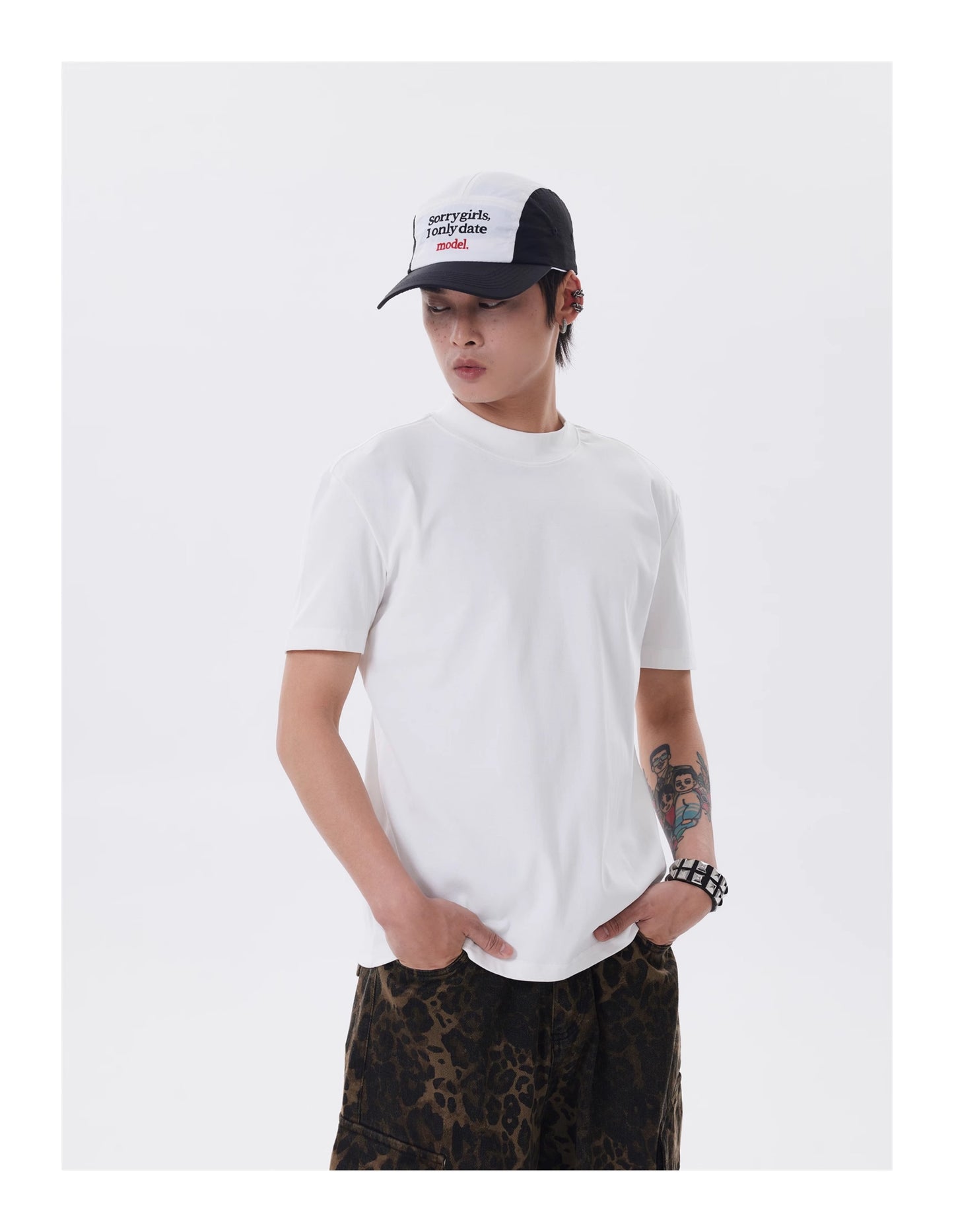 CLEANFIT HIGH NECK T-SHIRT