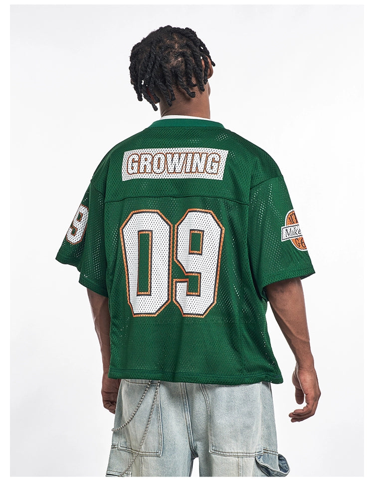 No.09 CROPPED UNIFORM JERSEY