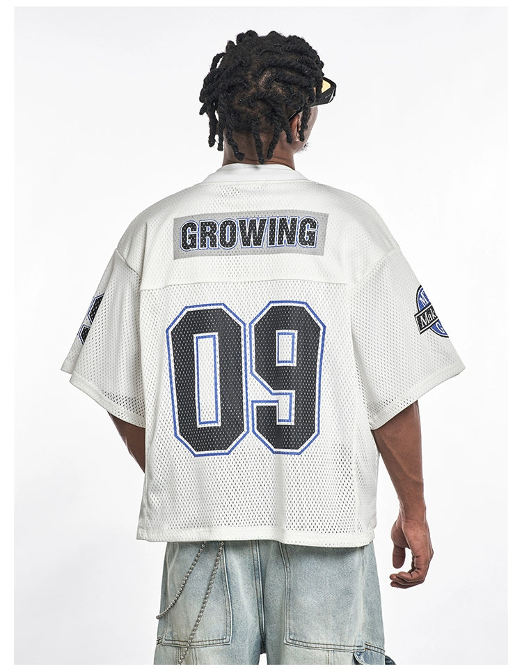 No.09 CROPPED UNIFORM JERSEY