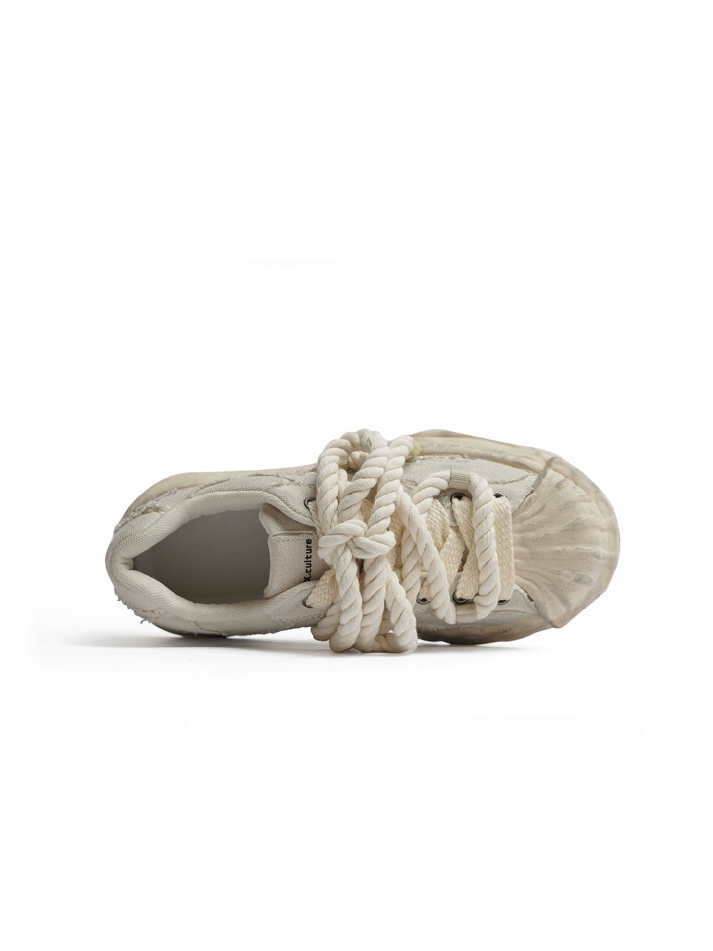VINTAGE DISTRESSED ROPE SHOES
