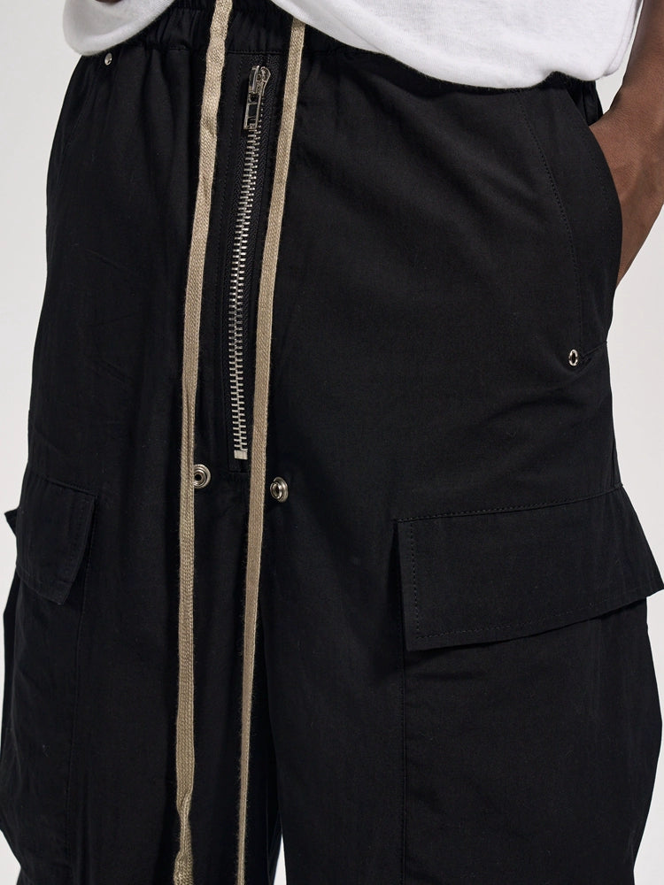 ZIP SIDE POCKET CARGO PANTS