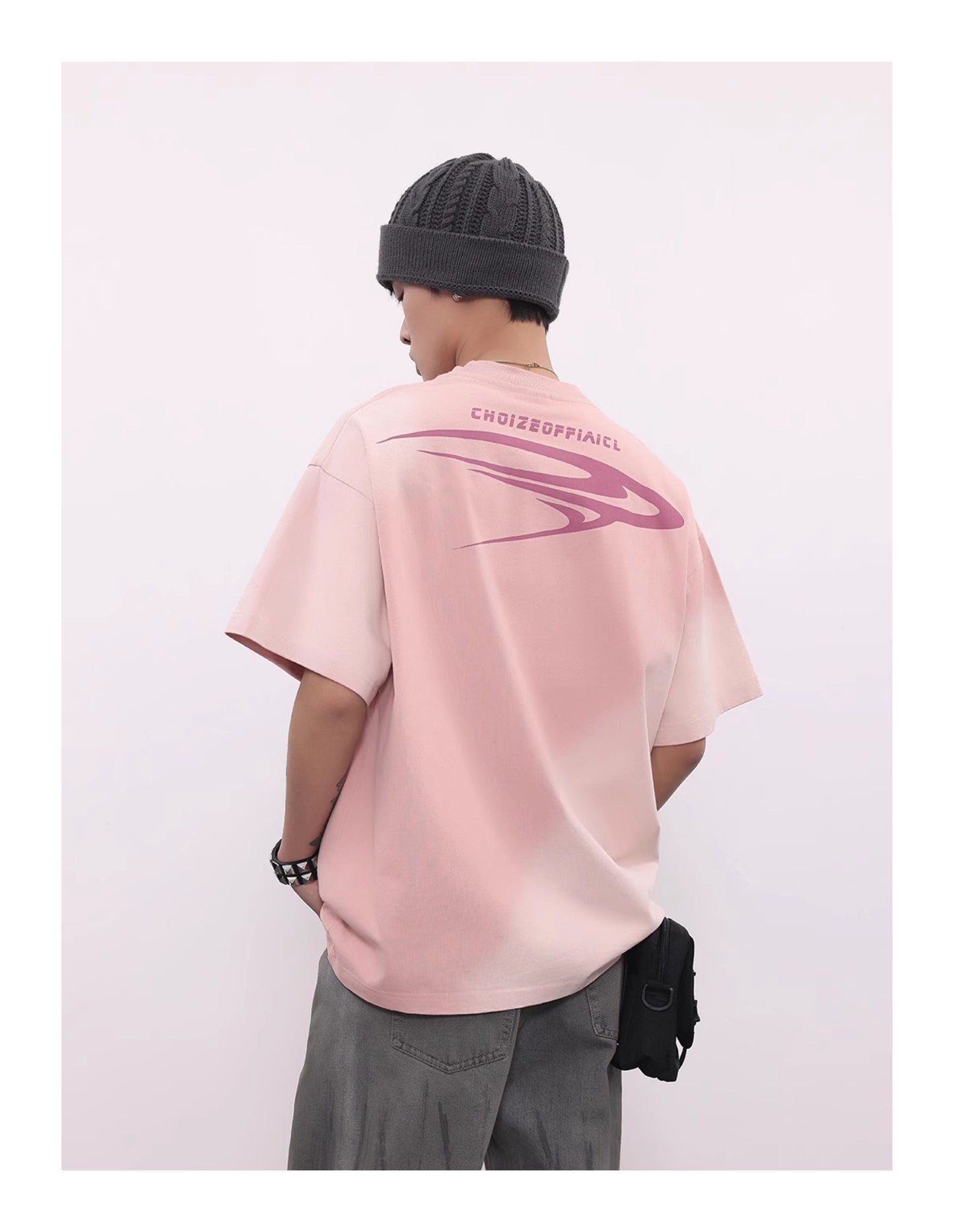 GRADIENT WASHED LOGO T-SHIRT