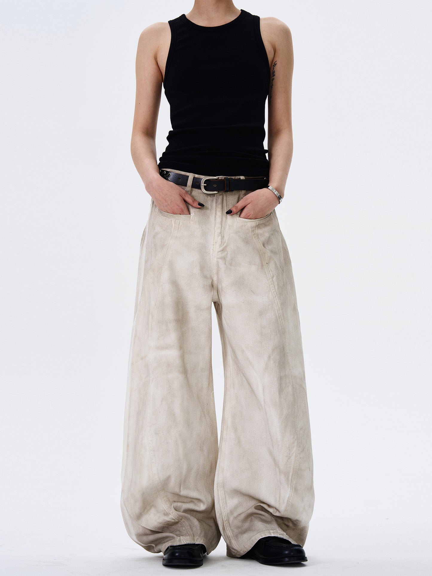 VINTAGE DISTRESSED DIRTYFIT PANTS