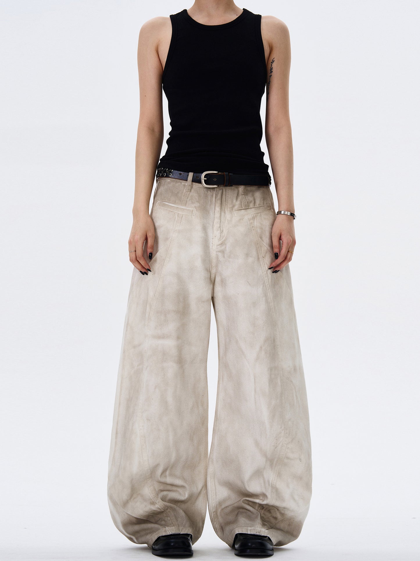 VINTAGE DISTRESSED DIRTYFIT PANTS