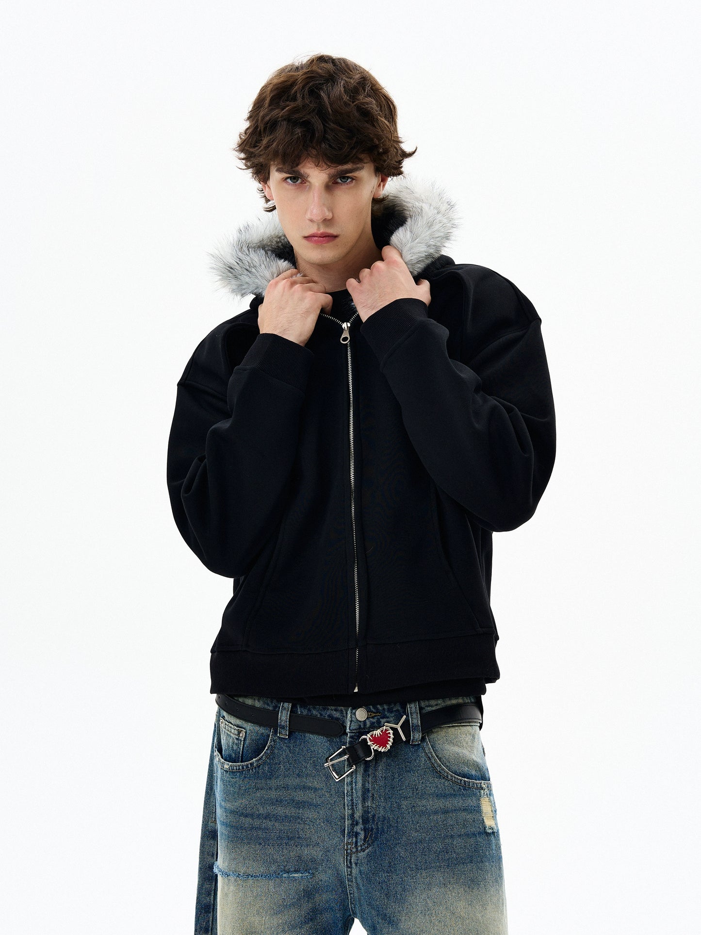 CLEANFIT FUR HOODED ZIP JACKET