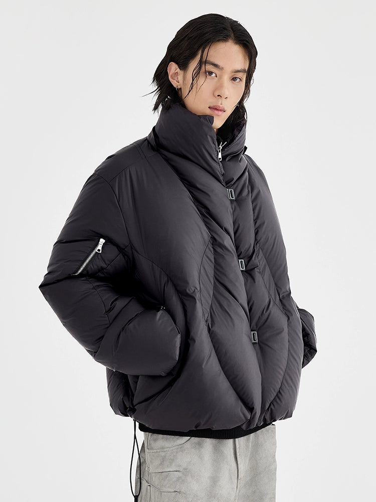 DECONSTRUCTED DETACHABLE PUFFER JACKET